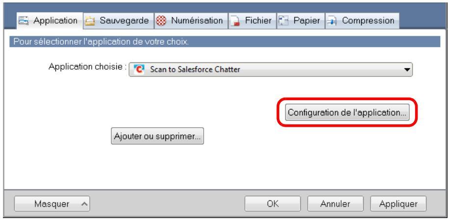 FUJITSU SCANSNAP S1100 DELUXE, SCANSNAP S1100I - Modifie les paramètres de Scan to Salesforce Chatter. (Ou rendez-vous à l' étape 4.). - 1