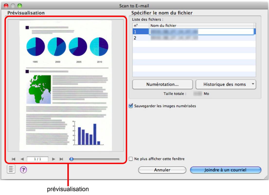 FUJITSU SCANSNAP S1100 DELUXE, SCANSNAP S1100I - Confirmez l'image numérique dans le volet de prévisualisation. - 1