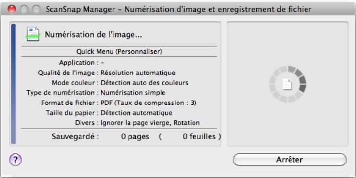FUJITSU SCANSNAP S1100 DELUXE, SCANSNAP S1100I - ■ Afficher la progression de la numérisation - 1