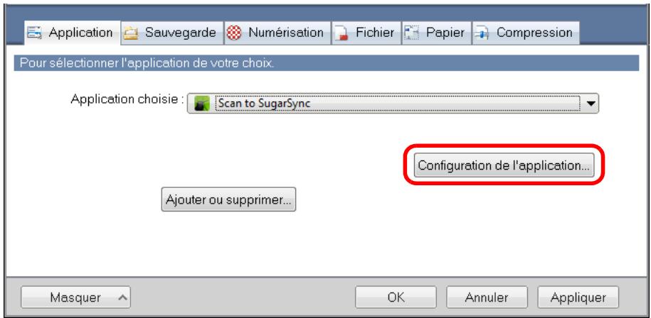 FUJITSU SCANSNAP S1100 DELUXE, SCANSNAP S1100I - Modifiez les paramètres de Scan to SugarSync. (Ou rendez-vous à l' étape 4.) - 1