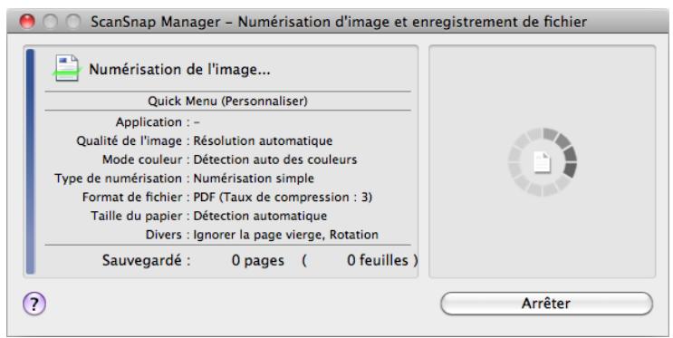 FUJITSU SCANSNAP S1100 DELUXE,  SCANSNAP S1100I - Appuyez sur la touche [Scan/Stop] du ScanSnap pour démarrer la numérisation. - 3
