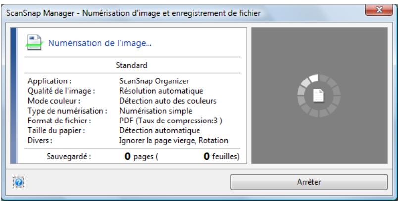 FUJITSU SCANSNAP S1100 DELUXE,  SCANSNAP S1100I - Appuyez sur la touche [Scan/Stop] du ScanSnap pour démarrer la numérisation. - 3