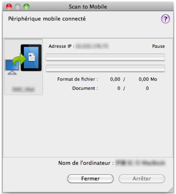 FUJITSU SCANSNAP S1100 DELUXE, SCANSNAP S1100I - Connectez-vous sur votre ordinateur depuis le périphérique mobile. - 1