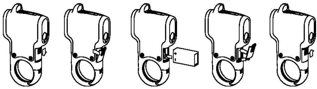 BUSHNELL PINPRO - INSERIMENTO DELLA BATTERIA - 1