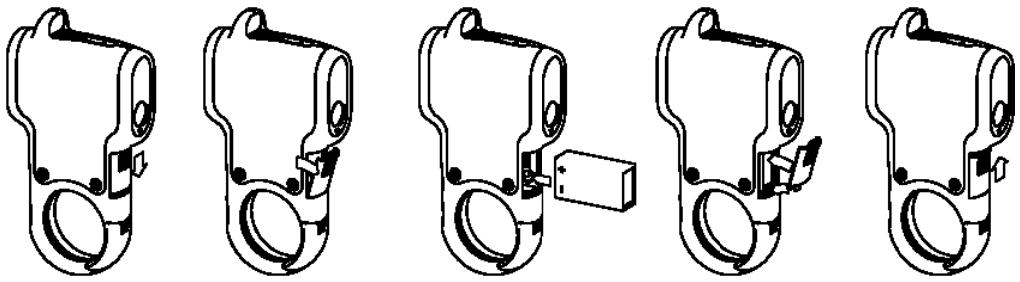 BUSHNELL PINPRO - INSERTING THE BATTERY - 1