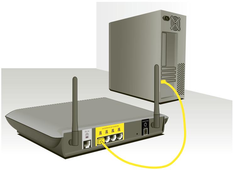 BELKIN F5D9630 - Branchement de vos ordinateurs - 1