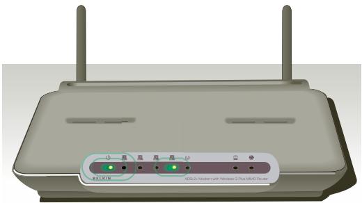 BELKIN F5D9630 - Mise en marche du routeur - 2