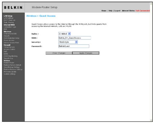 BELKIN MODEM ROUTEUR SANS FIL N+ #F5D8635ED4A - Utilisation d'une clé hexadécimale - 2