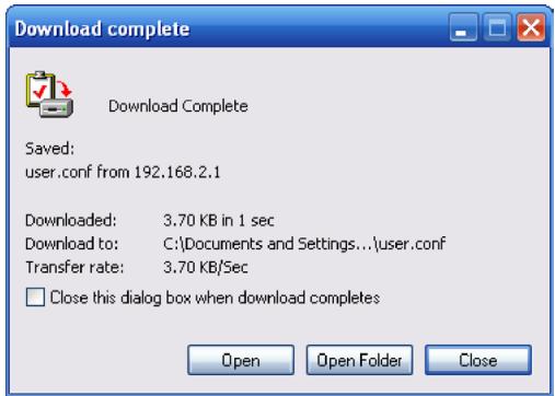 BELKIN MODEM ROUTEUR SANS FIL N+ #F5D8635ED4A - Enregistrement de la configuration actuelle - 4