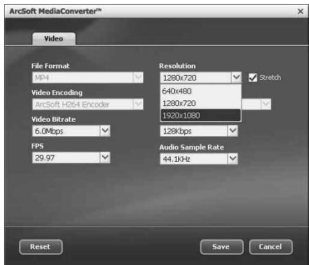 HAUPPAGE HD-PVR - Configurer manuellement les options de conversion - 1