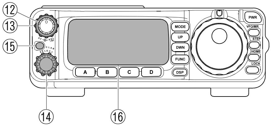YAESU FT-100D - Bouton de sélection - 1