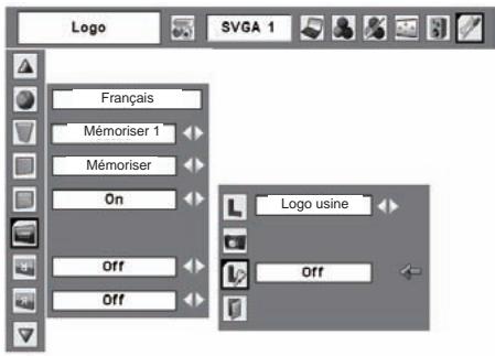SANYO PLC-XW56 - Mémoriser logo PIN code - 3