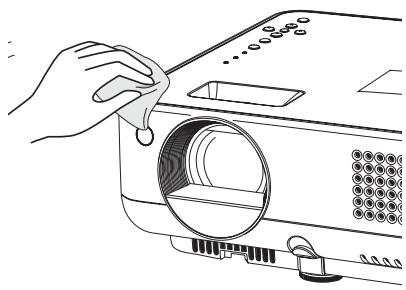 SANYO PLC-XW56 - Nettoyage du coffret du projecteur - 1