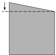 SANYO PLV-80 - REGLAGE DU TRAPEZE - 4