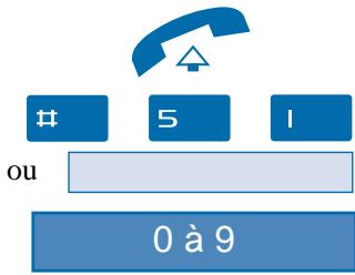 5 1 ou 0 à 9