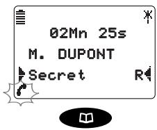 AASTRA M922 - Consulter le journal des appels reçus - 1