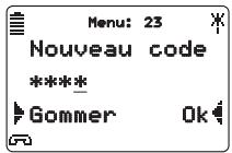 AASTRA M922 - Personnaliser le code d'accès - 2