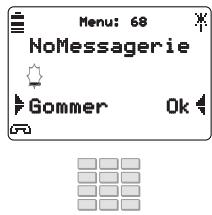 AASTRA M922 - Programmer l'accès automatique à la messagerie vocale* - 1