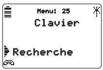 AASTRA M922 - Choisir l'utilisation du clavier au repos - 1