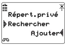 AASTRA M922 - Ajouter une fiche dans le repertoire privé - 1