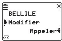 AASTRA M922 - Modifier, effacer une fiche du repertoire privé - 2