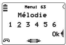 AASTRA M922 - Choisir la mélodie de sonnerie - 1