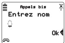 AASTRA M922 - Mémoriser le nom et/ou le numéro dans le réseau privé - 3