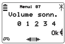 AASTRA M922 - Régler le volume de la sonnerie - 1