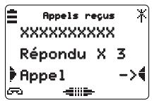 AASTRA M922 - Appeler un correspondant depuis le journal - 1