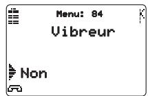 AASTRA M922 - Activer / désactiver le vibreur* - 1