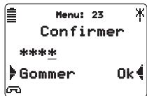 AASTRA M922 - Personnaliser le code d'accès - 3