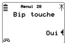 AASTRA M922 - Activer / désactiver le bip d'appui touche - 1