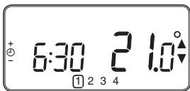 HONEYWELL CM701 - Pour changer le programme d'usine - 1