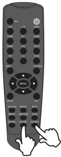 IIYAMA PROLITE L6560S - ■ Ajustement du son/volume - 1