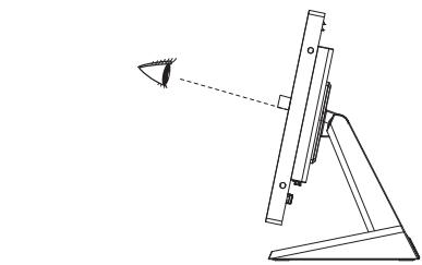 IIYAMA PROLITE T2234MC - Ajustement del'angle de VISION - 1