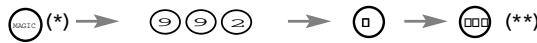 ONE FOR ALL URC 3445 - Example 1: - 1