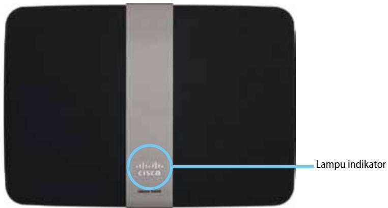 LINKSYS E2500 - Tampak atas - 1