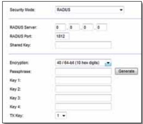 LINKSYS E2500 - OPOMBA: - 1