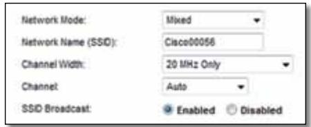 LINKSYS E2500 - Impostazioni wireless - 1