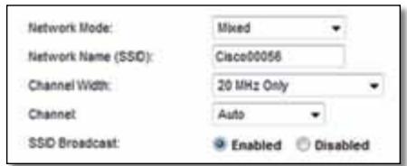 LINKSYS E2500 - Kablosuz ayarleri - 1