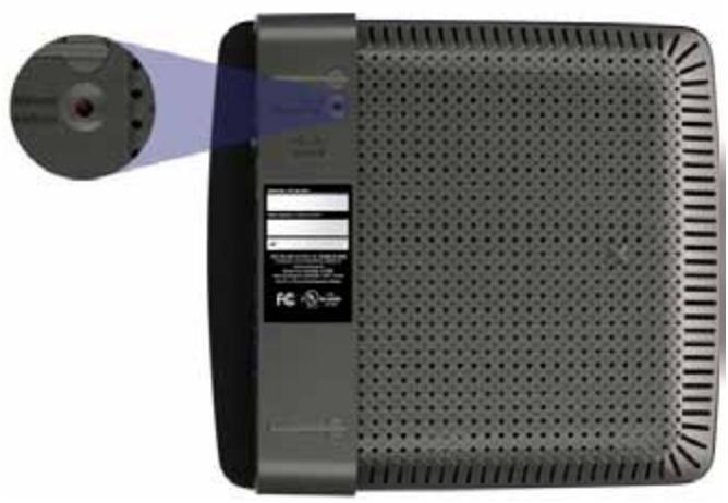 LINKSYS E2500 - Set nedefra - 1