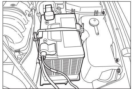 SSANGYONG MUSSO SPORTS - ENTRETIEN DE LA BATTERIE - 2