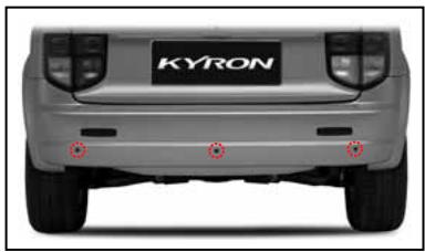 SSANGYONG KYRON - Capteur de détction d'obstacle - 1