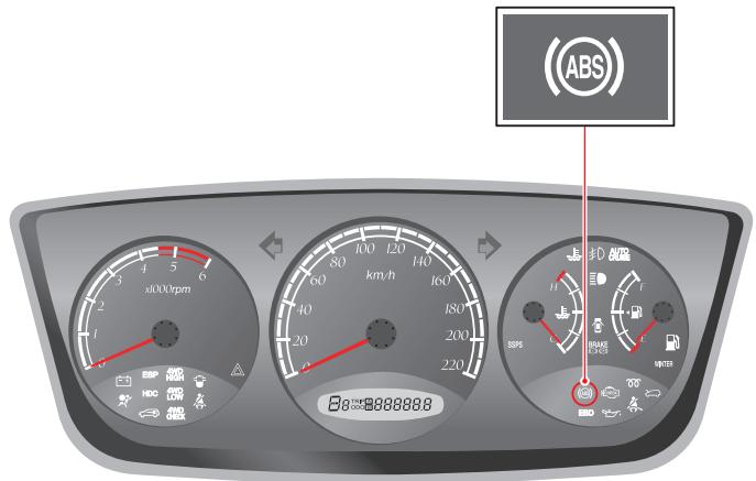 SSANGYONG KYRON - TÉMOIN D'ABS - 1