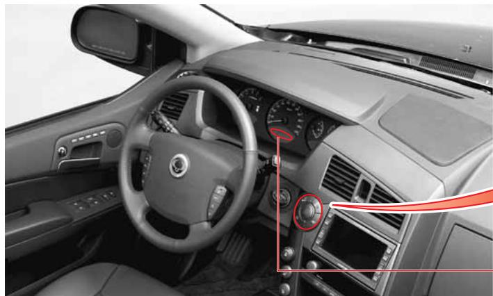 SSANGYONG KYRON - COMMUTATEUR DE TRAJET ET DE RÉINITIALISATION - 1