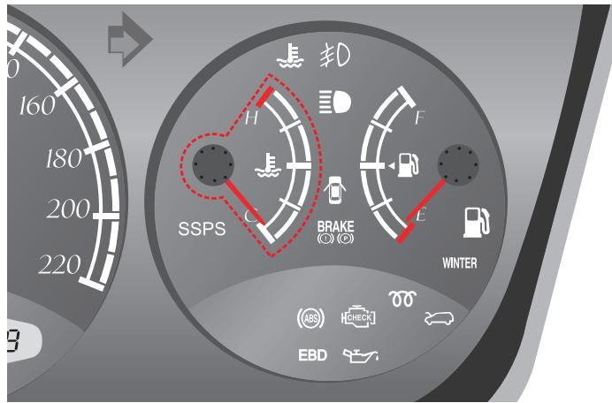 SSANGYONG KYRON - JAUGE DE TEMPERATURE DU LIQUIDE DE REFROIDISSEMENT - 1