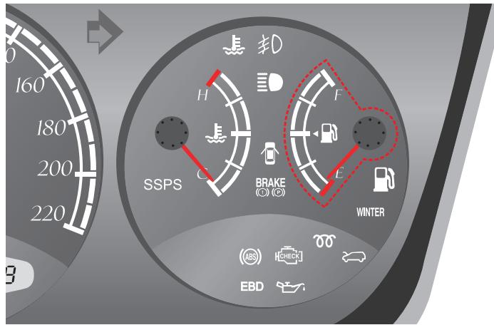 SSANGYONG KYRON - JUAGE DE CARBURANT - 1
