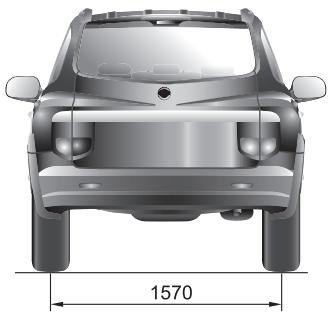 SSANGYONG KYRON - DIMENSIONS - 4