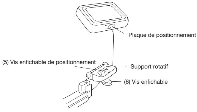 LENCO MES-205 - Installation du support d'appuie-tete avec l'ecran - 8