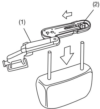 LENCO MES-205 - Installation du support d'appuie-tete avec l'ecran - 3